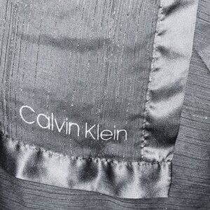 Calvin Klein Satin Border Chiffon Scarf